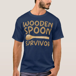 T-shirt Cuillère en bois Survivor drôle Italien