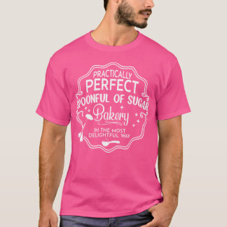 T-shirt Cuillerée De Sucre Presque Parfaite Magique Volant