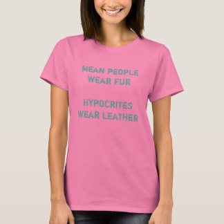 T-shirt cuir moyen d'usage de furhypocrites d'usage de