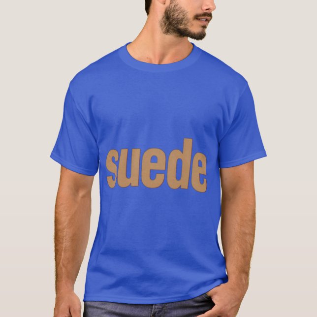 T-shirt Cuir suédé rétro (Devant)