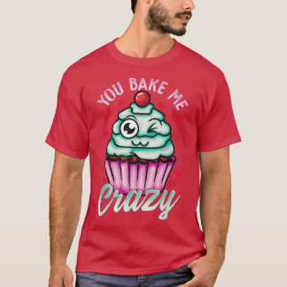 T-shirt Cuire Cute Cupcake Pun pour la Saint Valentin ou A