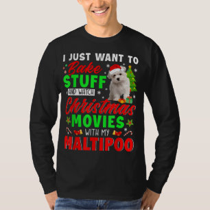 T-shirt Cuire Des Stups Et Regarder Les Films De Noël Avec