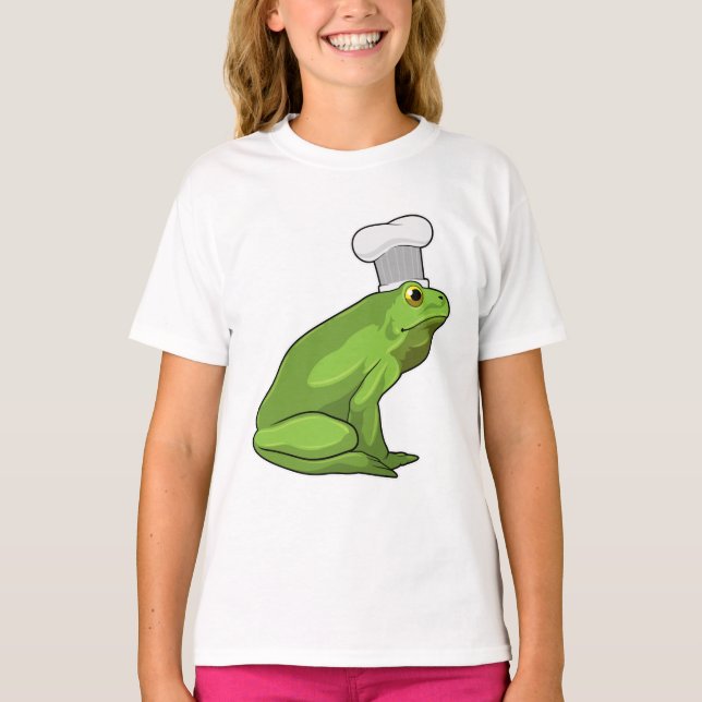 T-shirt Cuire la grenouille avec casquette (Devant)