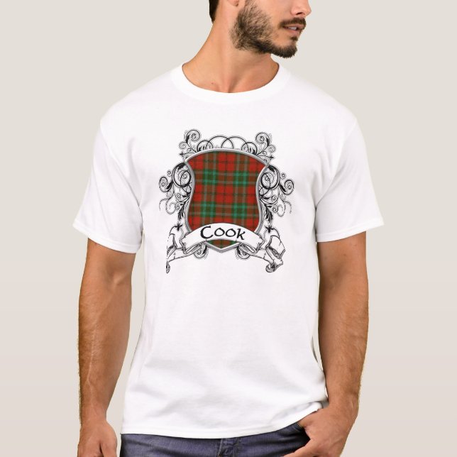 T-shirt Cuire Tartan Shield (Devant)