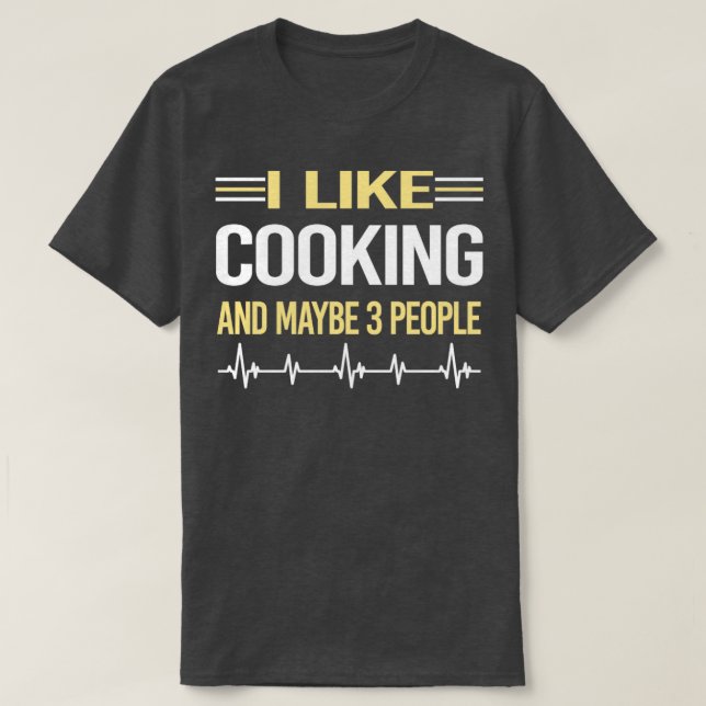 T-shirt cuisine 3 personnes (Design devant)