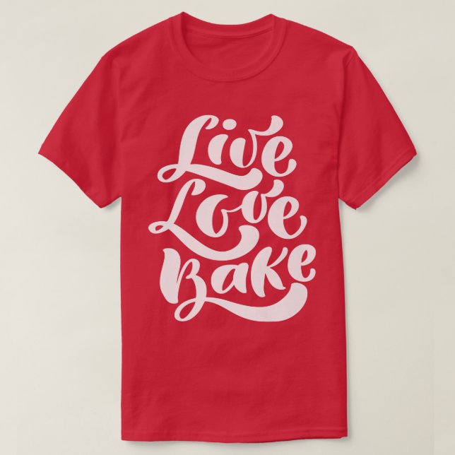 T-shirt Cuisine Amour Boulanger Cuisine Foodie Nourriture  (Design devant)
