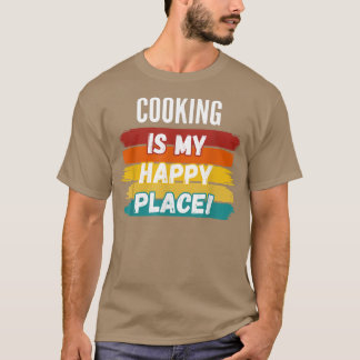 T-shirt Cuisine Amoureux, La Cuisine Est Mon Endroit Heure