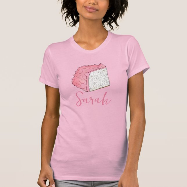 T-shirt Cuisine Angel Rose Cuisine tranche de gâteau Cuisi (Devant)