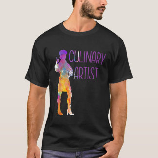 T-shirt Cuisine Artistique Chemise Artiste Culinaire Pour