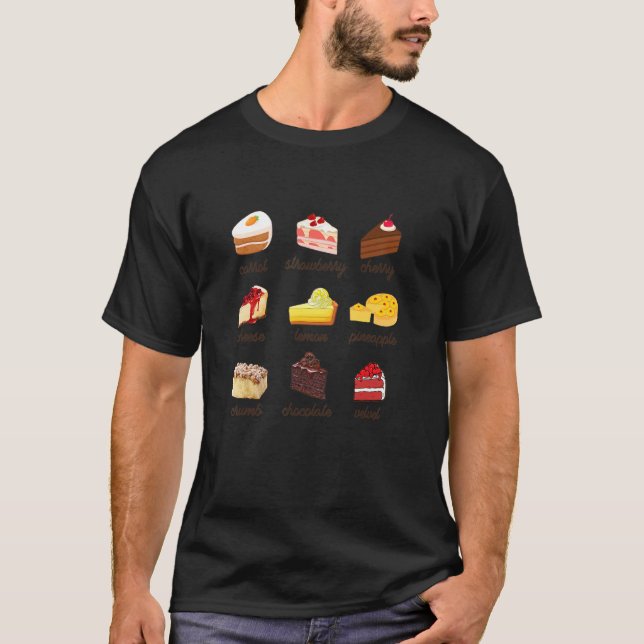 T-shirt Cuisine au gâteau Cuisine Pâtisserie Chef Peace Lo (Devant)