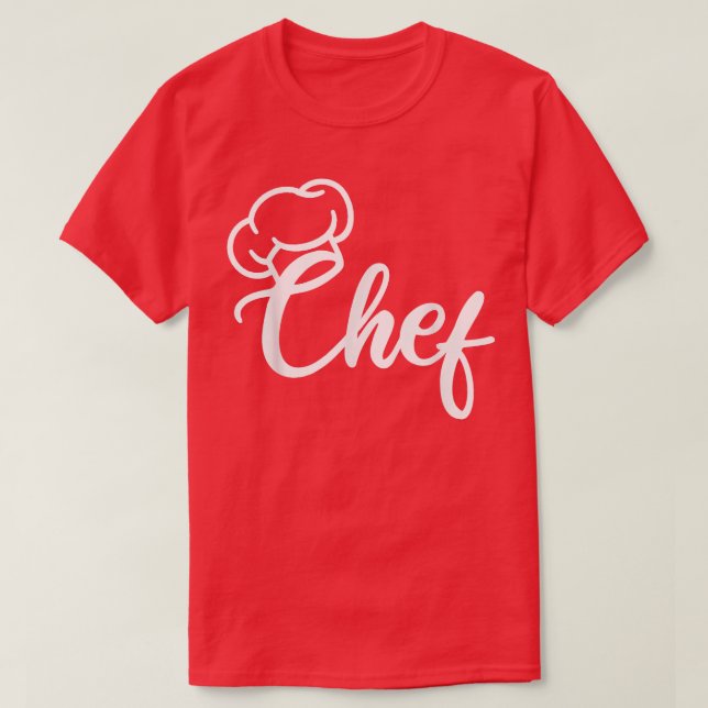 T-shirt Cuisine Casquette chef (Design devant)