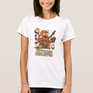 T-shirt Cuisine Chaos-Multitâche poulpe