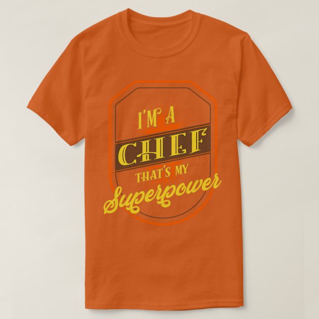 T-shirt Cuisine chef (Design devant)