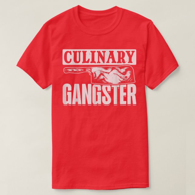 T-shirt Cuisine Chefs Gangster culinaire Cuisine Chefs Coo (Design devant)