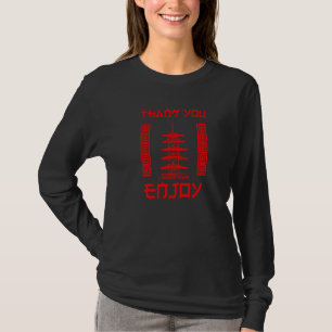 T-shirt Cuisine chinoise japonaise asiatique Restaurant Tr