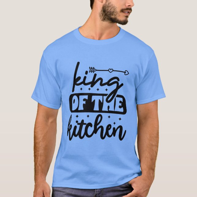 T-shirt cuisine cool king word art (Devant)