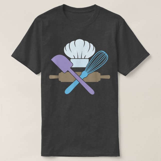 T-shirt Cuisine, Cuisine, Chef cuisinier, Hommes Femmes (Design devant)