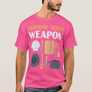 T-shirt Cuisine Cuisinière Outils Cuisine Chef Choisissez
