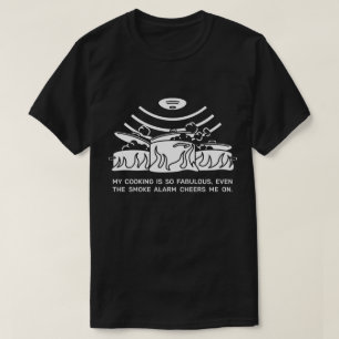 T-shirt Cuisine d'alarme pour fumée