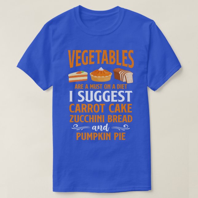 T-shirt Cuisine de gâteau à tarte Légumes végétarien Végét (Design devant)