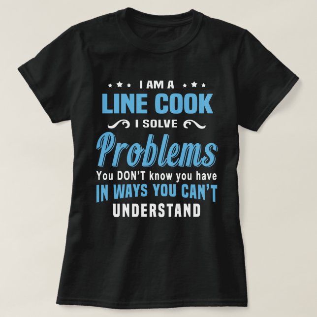 T-shirt Cuisine de ligne (Design devant)