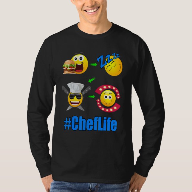 T-shirt Cuisine de vie du chef 1 (Devant)