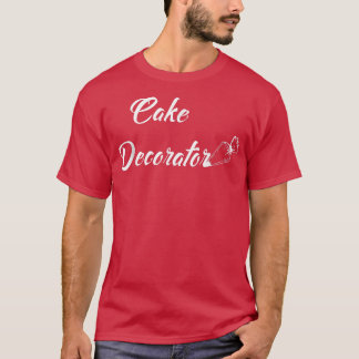 T-shirt Cuisine Décoratrice de gâteaux Dessert Icing culin