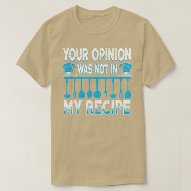 T-shirt Cuisine drôle (Design devant)