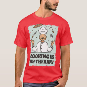 T-shirt cuisine est ma thérapie 156