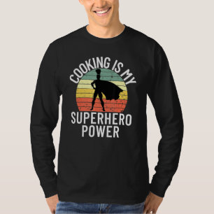 T-shirt Cuisine Est Mon Superhero Power Chef Cook Grill 4