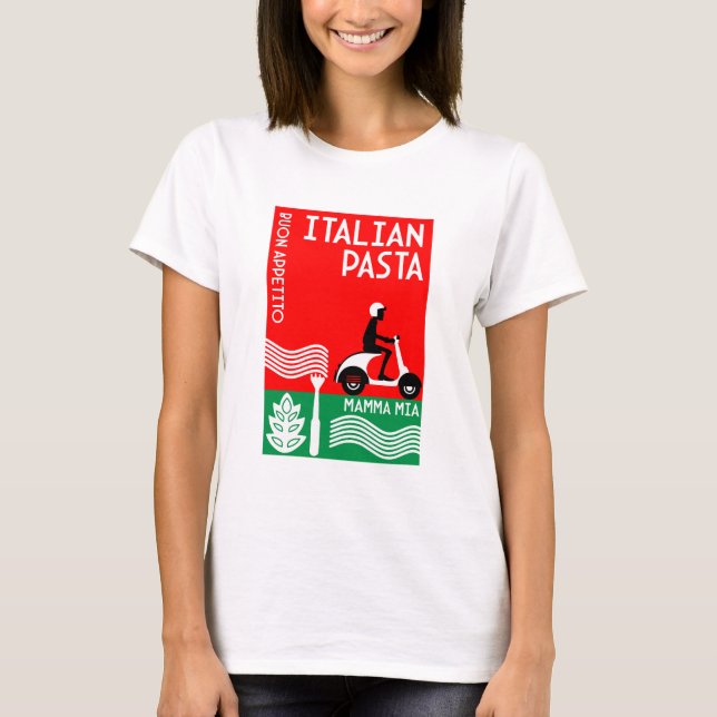 T-shirt Cuisine italienne (Devant)