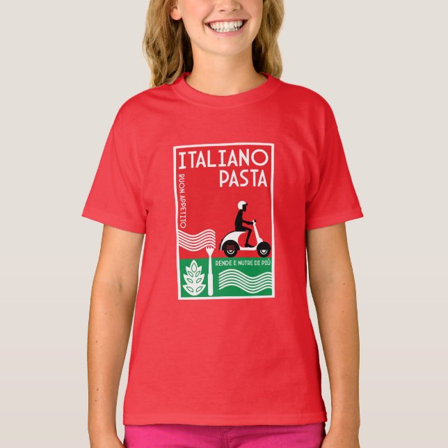 T-shirt Cuisine italienne (Devant)