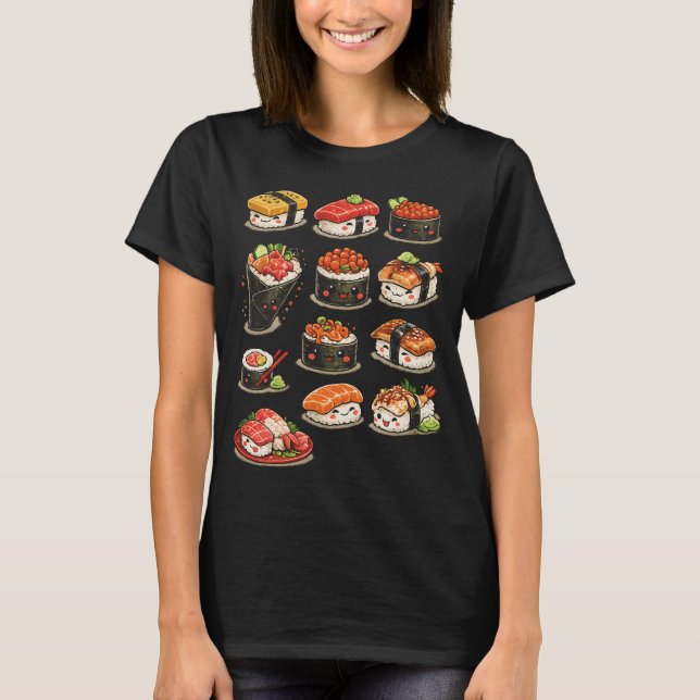 T-shirt cuisine japonaise (Devant)