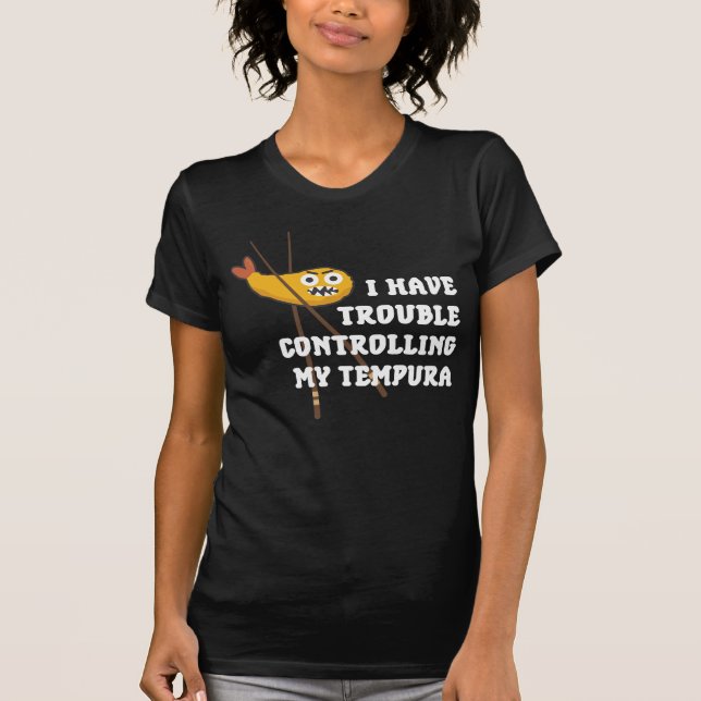 T-shirt Cuisine japonaise Chopsticks de Tempura frits (Devant)