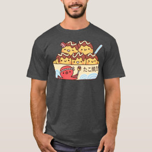 T-shirt Cuisine japonaise Takoyaki Boules de poulpe