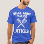 T-shirt Cuisine juive ashkénaze Latke Hanoukka Chanukah J<br><div class="desc">Cuisine juive ashkénaze Latke Hanoukka Chanukah Jew Pride T-Shirt.</div>