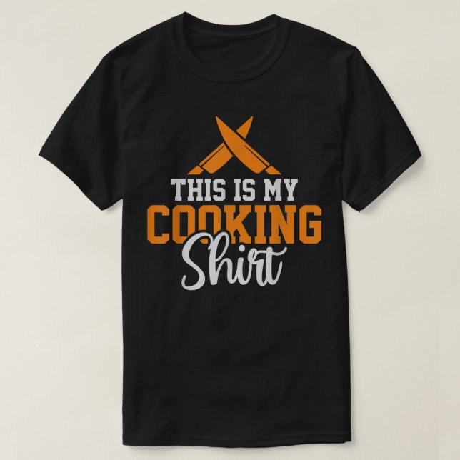 T-shirt Cuisine Lover Drôle Citation Chef Humour Sayings (Design devant)