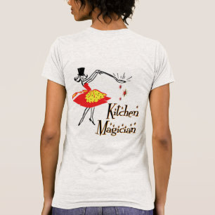 T-shirt Cuisine Magicien Personnalisable Retro Cook Art