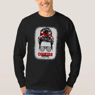 T-shirt Cuisine Maman Bleached Cook Maman Hobby Maman Mama