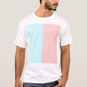 T-shirt Cuisine Pastel rose et bleu