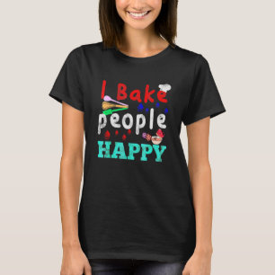 T-shirt Cuisine Pâtisserie Chef Teke Cake Tee - shirt Cook