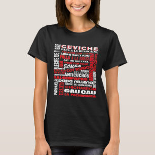 T-shirt Cuisine péruvienne Pérou Foodie Chef Gastronomie C