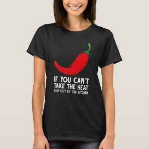 T-shirt Cuisine piment rouge avec citation drôle chil chau