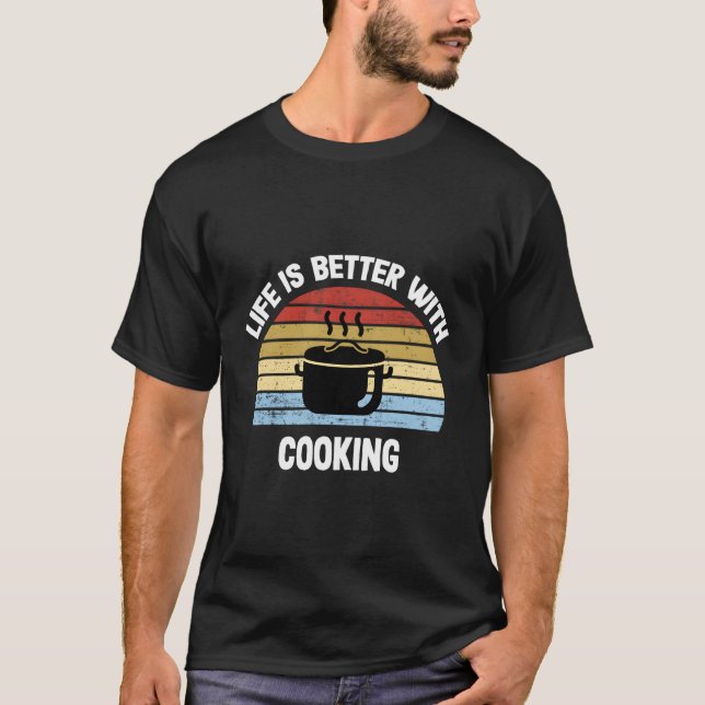 T-shirt Cuisine rétro (Devant)