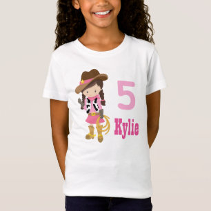 T-Shirt Cuisine Rose Personnalisée Fille Anniversaire Enfa