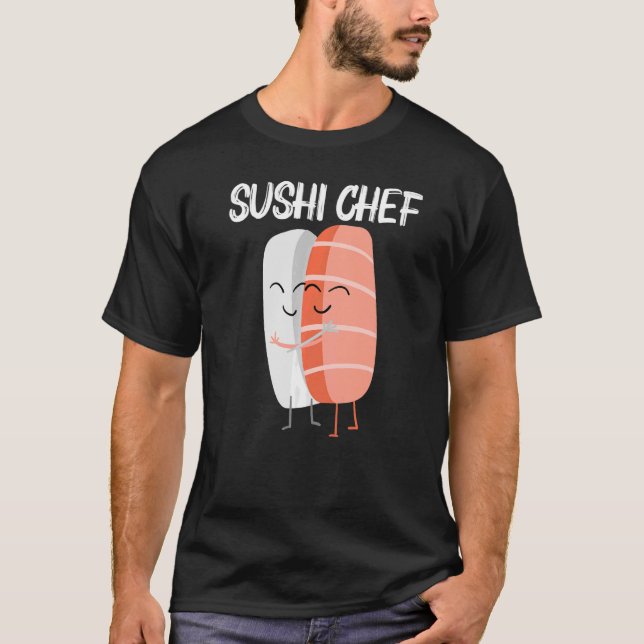 T-shirt Cuisine Sushi Pour Hommes Femmes Cuisine Japonaise (Devant)