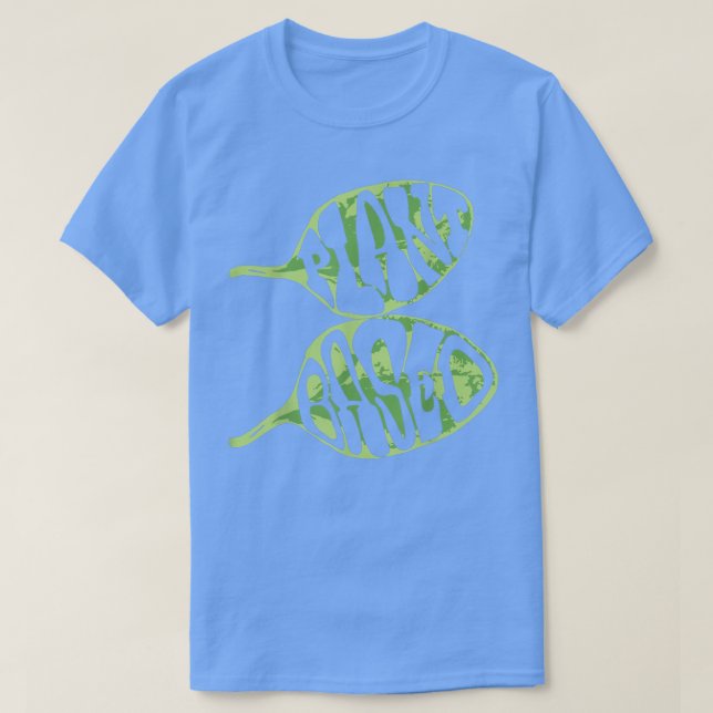 T-shirt Cuisine végétarienne à base plante (Design devant)