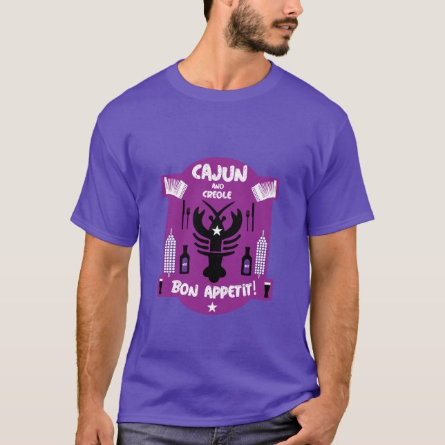T-shirt Cuisines Cajun et Créole (Devant)