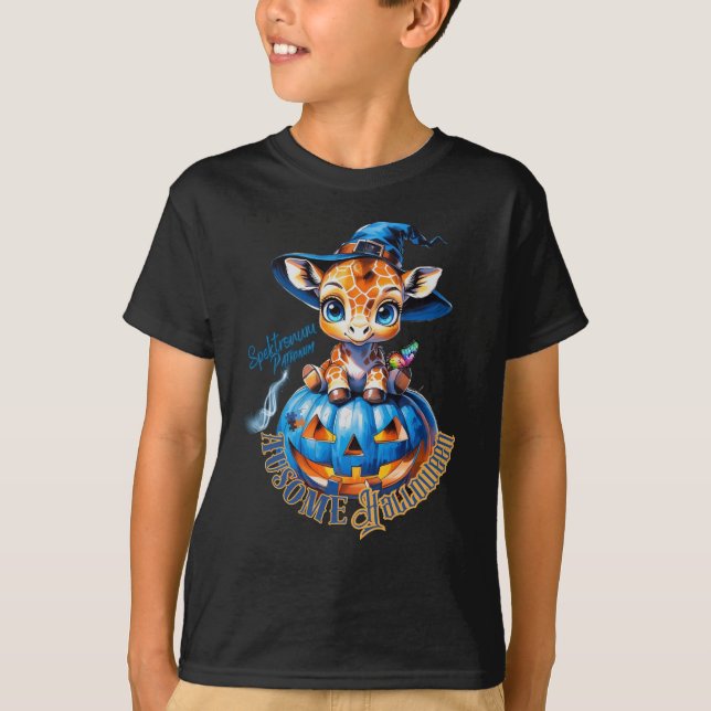T-shirt Cuisines | Girafe | Autisme halloween (Devant)