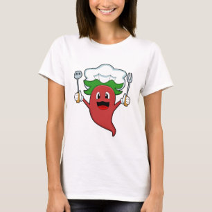 T-shirt Cuisinier de poivre Vegan